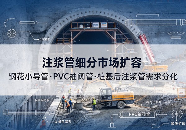 寿县注浆管细分市场扩容，隧道钢花小导管、PVC 袖阀管、桩基后注浆管需求分化